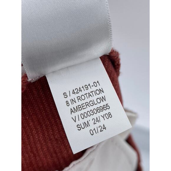 OLD NAVY Men's Amberglow Red 8" Rotation Linen-Blend Chino Shorts SZ 34 - Picture 9 of 10